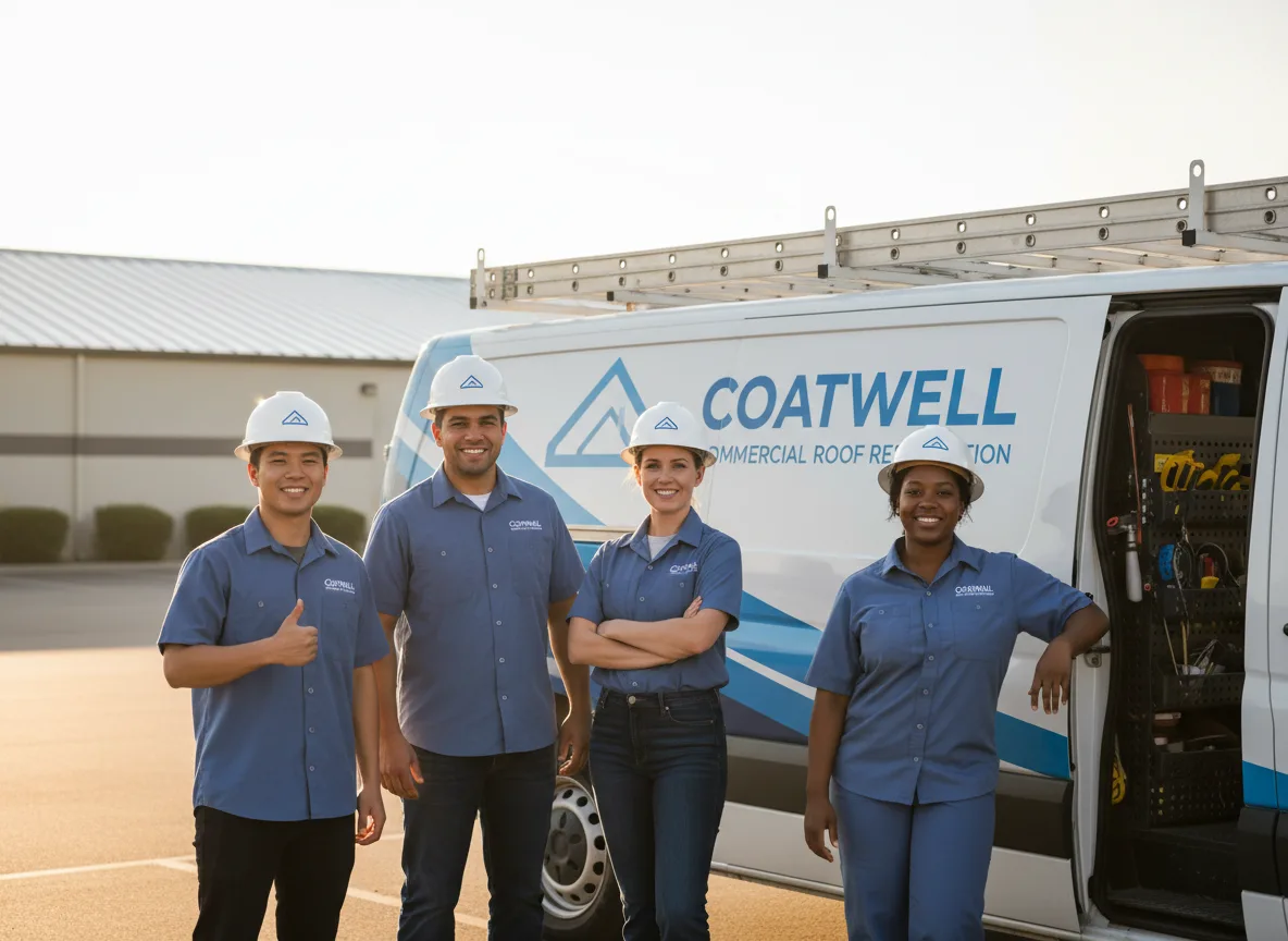 Commercial roof coating company in Wallisville, TX